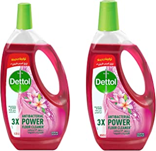 منظف ومطهر متعدد الاستخدامات برائحة الياسمين من ديتول، 1.3 لتر مع منظف ومطهر متعدد الاستخدامات برائحة الياسمين، 650 مل