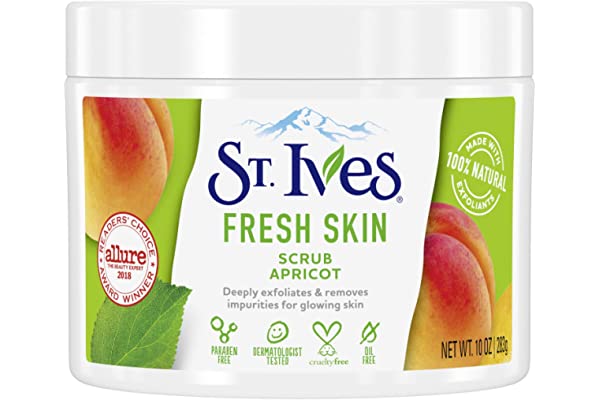 اس تي.افيس كريم مقشر بالمشمش للوجه , 10 اونصة