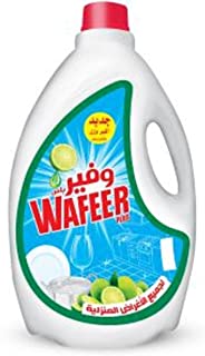 سائل غسيل الاطباق ومنظف لجميع الاغراض المنزلية من وفير بالليمون - وزن 4 كجم