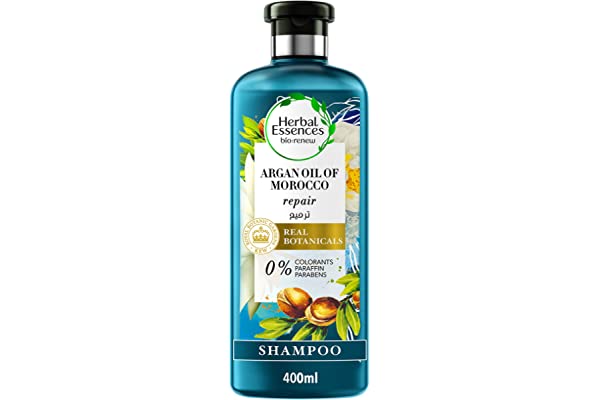 شامبو شعر بزيت الارجان المغربي لتجديد واصلاح الشعر من هربال اسينسز: بيو نيو 400 مل