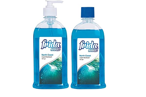 صابون يد سائل مع مضخة 520 جرام مع زجاجة، صابون سائل لليدين نورث كوست 520 جرام من فريدا نورث كوست