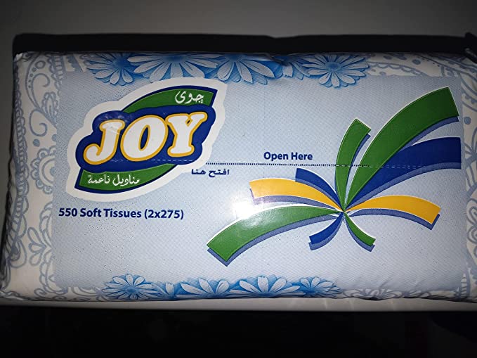 علبة مناديل جوي 550 منديل