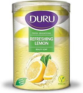 صابون دورو فريش سينسيشن، 3.5 اونصة، 4 قطع برائحة الليمون