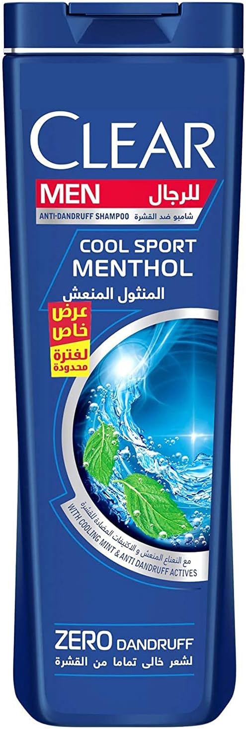 شامبو ضد القشرة كول سبورت بالمنثول للرجال من كلير - 360 مل