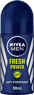 مزيل عرق رول اون فريش باور للرجال من نيفيا، برائحة منعشة، 50 مل