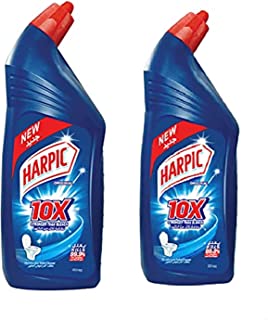 منظف تواليت من هاربيك برائحة الليمون، مزيل للرواسب بنسبة 100% - 450 مل عبوة من قطعتين، و15% مجانا