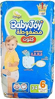 حفاضات بيبي جوي كِلوت للاطفال، مقاس XXL (6-30) + 4 قطع اضافية