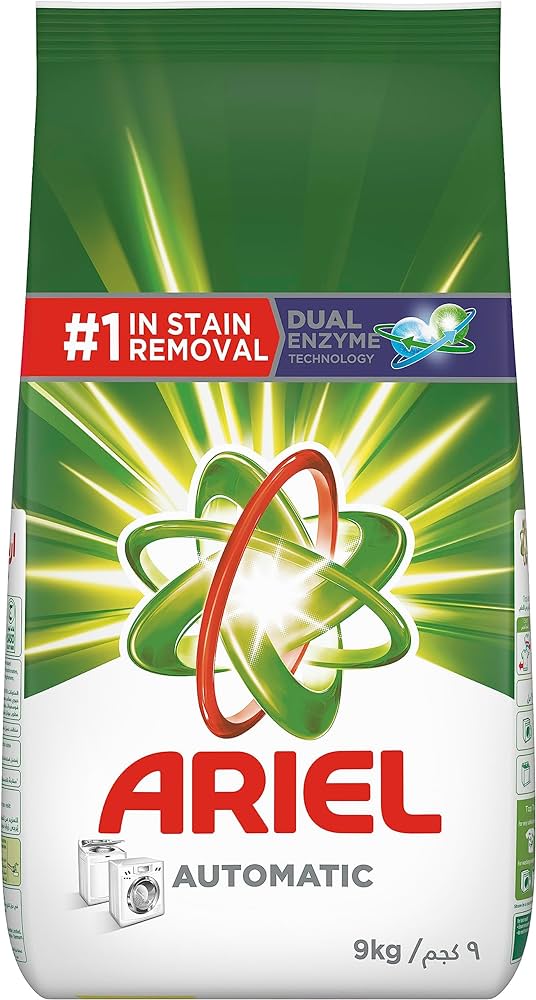مسحوق تنظيف الغسيل من آريال للغسالات الأوتوماتيكية كغ 9 داوني