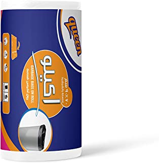 رول اكياس قمامة من كوين، 1 كجم - ابيض