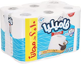 ورق تواليت مضغوط من فاميليا - 12 لفة