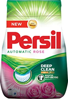 مسحوق برسيل ديب كلين بلس بتكنولوجيا التنظيف العميقة بلس للغسالات الاوتوماتيك، 8 كجم + برائحة الورود